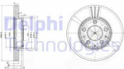 DELPHI Disc frana DELPHI BG3874 (BG3874) - automobilus