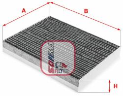 SOFIMA Filtru, aer habitaclu SOFIMA S 4289 CA (S 4289 CA)
