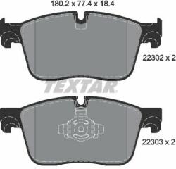 TEXTAR set placute frana, frana disc TEXTAR Q+ 2230201 (2230201)