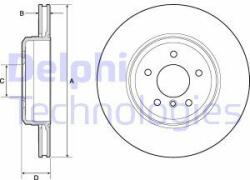 DELPHI Disc frana DELPHI BG4753C (BG4753C) - automobilus