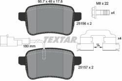 TEXTAR set placute frana, frana disc TEXTAR Q+ 2515601 (2515601)