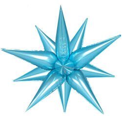 3D-s fólia lufi - Csillag - Kék