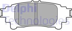 DELPHI set placute frana, frana disc DELPHI LP3155 (LP3155)