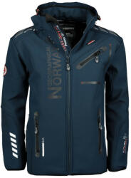 Geographical Norway sacou bărbătesc ROYAUTE MEN softshell Albastru inchis XXL - dg-shop - 470,00 RON