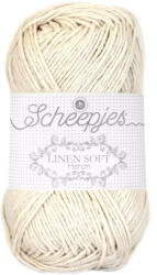 Scheepjes Linen Soft 616 - bézs len tartalmú fonal