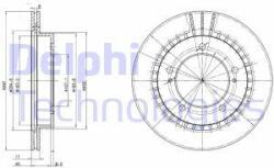 DELPHI Disc frana DELPHI BG3158 - automobilus