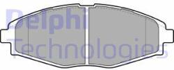 DELPHI set placute frana, frana disc DELPHI LP1390 (LP1390)