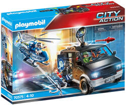 Playmobil Elicopter De Politie In Urmarirea Dubei Playmobil (ARA-PM70575) Figurina