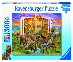 Ravensburger Puzzle Ravensburger Cartea Dinozaurilor, 300 Piese (ARA-RVSPC12905)