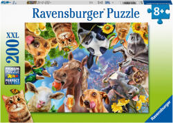 Ravensburger Puzzle Ravensburger Portret Cu Animale, 200 Piese (ARA-RVSPC12902)