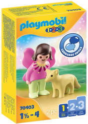 Playmobil 1.2. 3 Zana Cu Vulpe Playmobil (ARA-PM70403) Figurina