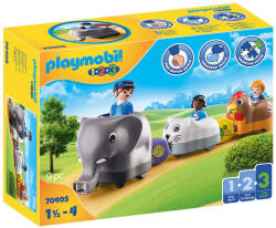 Playmobil 1.2. 3 Tren Cu Animalute Playmobil (ARA-PM70405)
