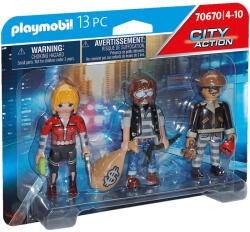 Playmobil Set 3 Figurine Hoti Playmobil (ARA-PM70670)
