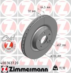 ZIMMERMANN Disc frana ZIMMERMANN COAT Z 400.3637. 20 (400.3637.20)