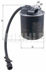 MAHLE filtru combustibil MAHLE KL 912 (KL 912) - automobilus