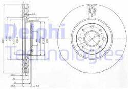 DELPHI Disc frana DELPHI BG3699 (BG3699) - automobilus