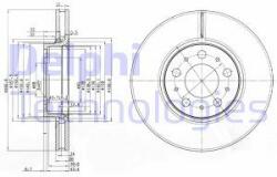 DELPHI Disc frana DELPHI BG3513 (BG3513) - automobilus