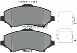 TEXTAR set placute frana, frana disc TEXTAR 2460401 - automobilus