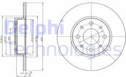 DELPHI Disc frana DELPHI BG4312 (BG4312) - automobilus