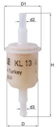 MAHLE filtru combustibil MAHLE KL 13 (KL 13) - automobilus