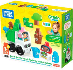 Mega Bloks Mega Blocks Green Town Újrahasznosító csapat járművel (HDL06-9633)