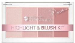 Bell Paletă de machiaj - Bell Hypoallergenic Highlight & Blush Kit 20 g