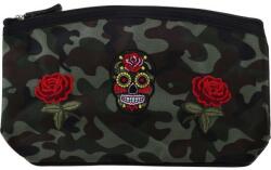 Top Choice Trusă cosmetică Camouflage, 95900, trandafiri și craniu - Top Choice
