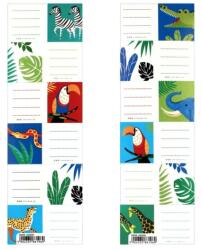 Starpak Szafari 6 db-os füzetcímke - kétféle (494008)