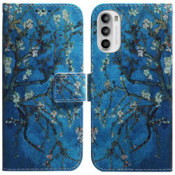 ART Husa portofel pentru Motorola Moto G52 PLUM BLOSSOM