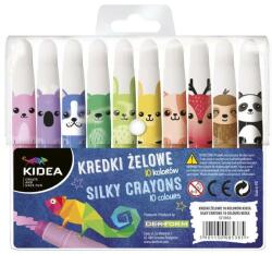  Kidea állatos zsírkréta készlet - 10 színű (KZ10KKA)