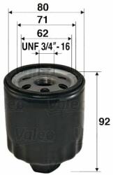 VALEO Filtru ulei VALEO 586009 (586009) - automobilus
