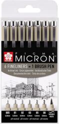 Sakura Pigma Micron műszaki tollak brush pen készlet/ 7-részes ()