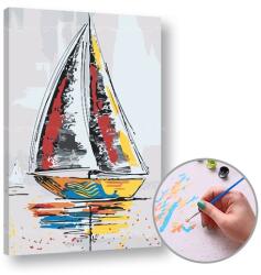  Paint by Numbers készlet - Hajó téma (Easy Level Paint by)