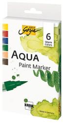  Akvarell marker szett Aqua Solo Goya Warm Colors / 6 db