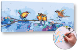  Festés a számok szerint BIRDS IN WINTER | medium difficulty - artmie