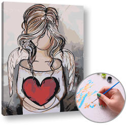  Paint by Numbers ANGEL - Alacsony nehézségi szint (Engedje)