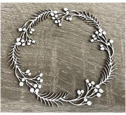  Fa díszítőelem keret - ornamentum - 1 db (Fa díszítőelem)