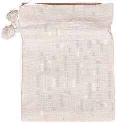  Kis tasak zsinórral - 8 x 11 cm (pamut és textil félgyártmány)