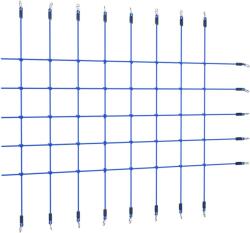 vidaXL kék mászóháló 200 x 150 cm (93175)