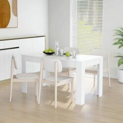 vidaXL fehér szerelt fa étkezőasztal 140 x 74, 5 x 76 cm (804202) - vidaxl