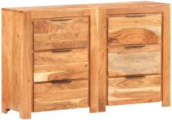 vidaXL Dulap cu sertare, 118 x 33 x 75 cm, lemn masiv de acacia (3056729)