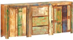 vidaXL Servantă cu 3 sertare și 4 uși, lemn masiv reciclat (3056727)