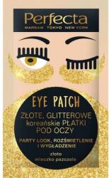 Perfecta Patch-uri sub ochi Golden shine - Perfecta Gold Glitter Eye Patch 2 buc
