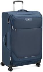 Roncato JOY sötétkék négykerekű bővíthető nagy bőrönd R-6211 - taskaweb