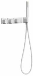 TRES Block-System beépíthető 3 utas termosztátos zuhanyszett matt fehér 20725391BM (20725391BM)