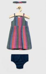 Gap rochie din bumbac pentru copii mini, evazati PPYY-SUG0A3_MLC