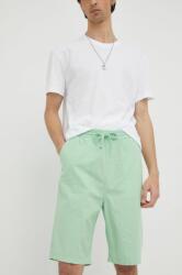 Lee pantaloni scurți din amestec de in barbati, culoarea verde PPYY-SZM0WG_71X