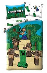 Halantex Minecraft ágyneműhuzat szett - Steve és a Barna Zombik