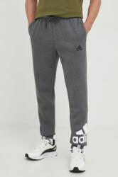 Adidas melegítőnadrág szürke, férfi, melange - szürke XS