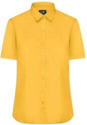 James & Nicholson (Daiber) Női rövid ujjú ing JN679 - Sárga | XL (1-JN679-1760277)
